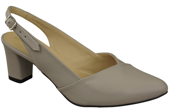 Dámská obuv Sandály Light Ash na podpatku Přírodní kůže 217 ElitaBut