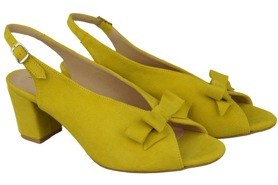 Dámská obuv Lemon Kožené semišové sandály 148 ElitaBut