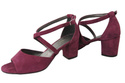 Dámská obuv Sandály Bordo leather Suede 111 ElitaBut