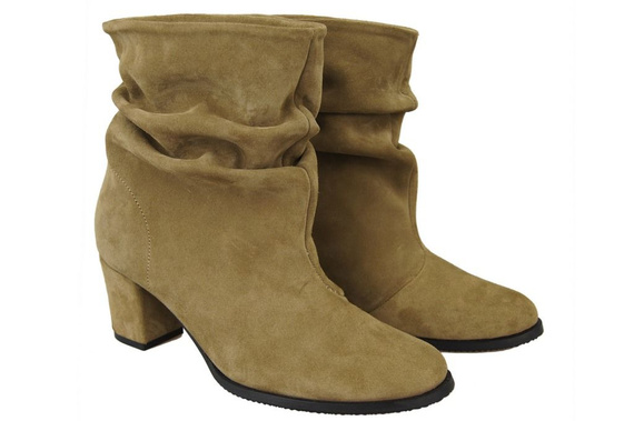 Dámská obuv Natural Leather Olive 986 ElitaBut