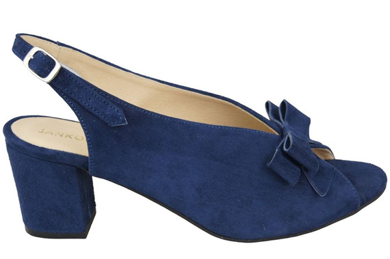 Dámská obuv Sandály Námořnická modrá semišová kůže 148 ElitaBut