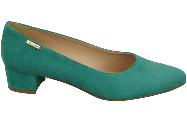 Pohodlné dámské boty Tyrkysová přírodní semišová kůže 220 od ElitaBut