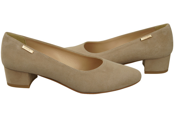 Pohodlná dámská obuv Cappuccino Dark in Natural Suede Leather 220 Od ElitaBut