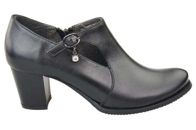 Dámské boty z přírodní kůže Black 109 ElitaBut