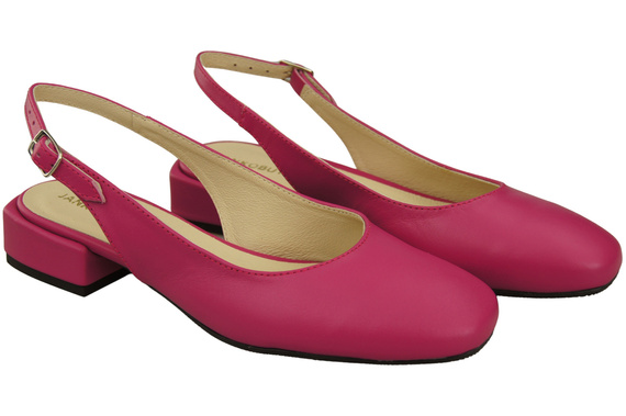 Dámské sandály na plochém podpatku z přírodní kůže 206 ElitaBut