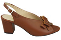Dámská obuv Sandály Brown Faced Leather 148 L ElitaBut