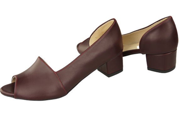 Dámská obuv Sandály Maroon Natural Leather 147 ElitaBut