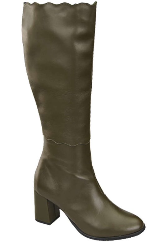 Dámské kozačky Olive Classic přírodní kůže 176 ElitaBut