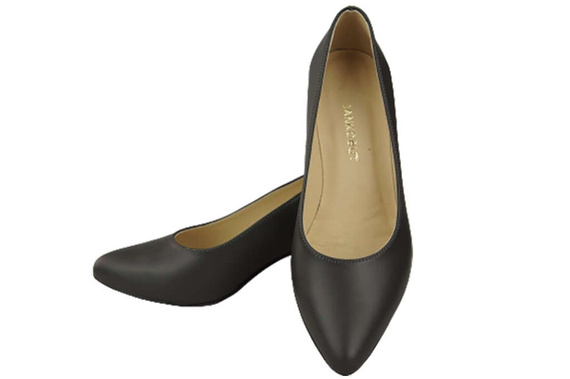 Dámská obuv Graphite pumps Natural leather 143 ElitaBut