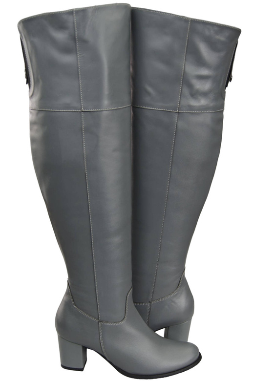 Dámské boty Ash Grey Musketeers High over the knee natural leather 190 ElitaBut