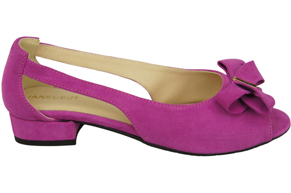 Dámské sandály Cyclamen Natural Suede Leather 994 Z Kombinace stylu a pohodlí ElitaBut