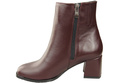 Dámské boty Maroon for Zimní přírodní kůže 214 Z ElitaBut