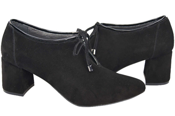 Dámská obuv Black Velour leather 183 ElitaBut