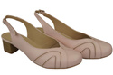 Dámská obuv Sandály z přírodní kůže Powder pink 842 ElitaBut