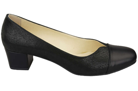 Dámská obuv Lodičky z přírodní kůže 164 Black ElitaBut