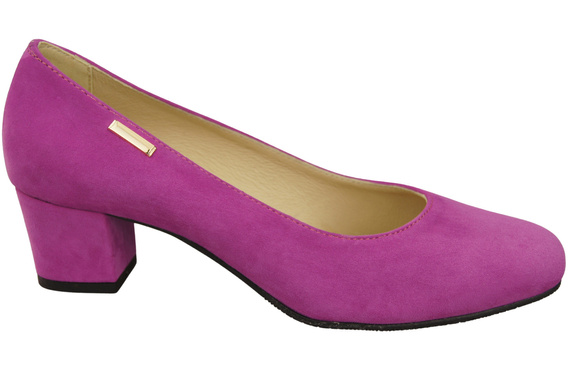 Pohodlná dámská obuv Cyclamen Natural Leather Suede 172 od ElitaBut