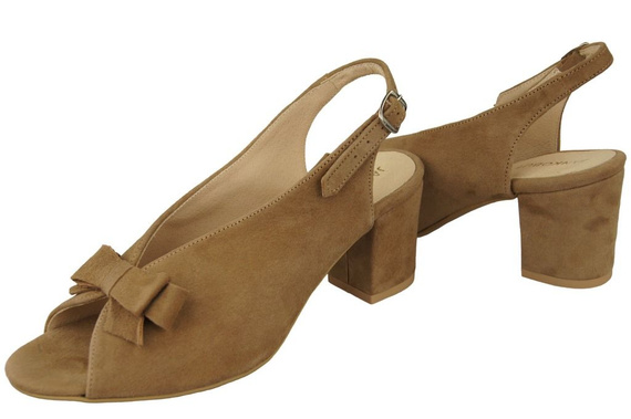 Dámská obuv Olive Leather Suede Sandals 148 ElitaBut