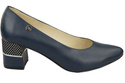 Dámská obuv Navy blue Natural leather 142 ElitaBut