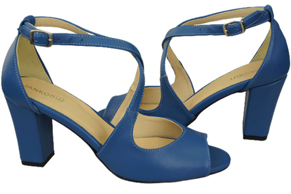 Dámská obuv Sandály Modrá přírodní kůže 186 ElitaBut
