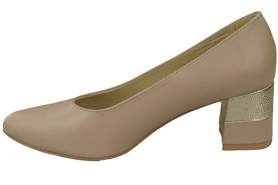 Dámská obuv Cappuccino z lícové kůže 142 ElitaBut