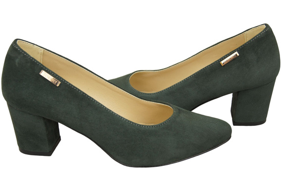 Dámská obuv Graphite Natural Leather Suede pumps 106 ElitaBut