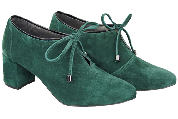 Dámské boty Boty Malachite Natural Velour Leather 183 ElitaBut