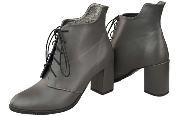 Dámské boty Graphite šněrovací zimní přírodní kůže 174 Z ElitaBut