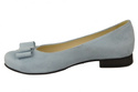 Dámské baleríny Bright Blue Suede leather 126 ElitaBut