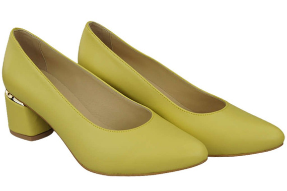 Dámské lodičky Lemon z přírodní kůže 143 ElitaBut