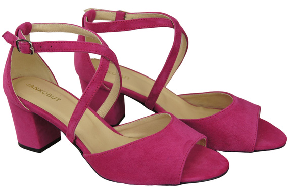 Dámská obuv Sandály Fialová přírodní kůže Semiš 111 ElitaBut