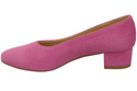 Pohodlné dámské boty Fuchsia Natural Suede Leather 220 od ElitaBut