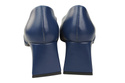 Dámské Lodičky Námořnická modř Pravá Kůže Špičatá Špička Podpatek ElitaBut 221