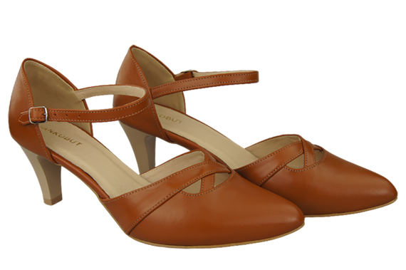 Dámská obuv Červené sandály Přírodní kůže 151 ElitaBut