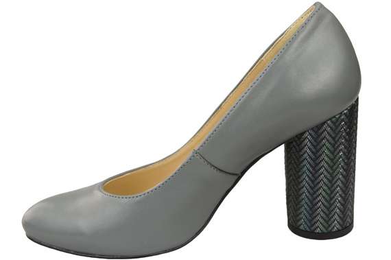 Dámské lodičky Ash z přírodní kůže Barevný ozdobný podpatek 194 ElitaBut