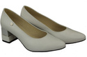 Dámská obuv White Natural Leather pumps 142 ElitaBut