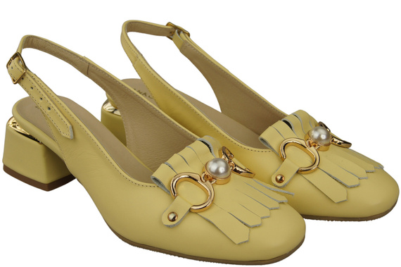 Dámská obuv Sandály Banana zdobené třásněmi Přírodní kůže 208 ElitaBut