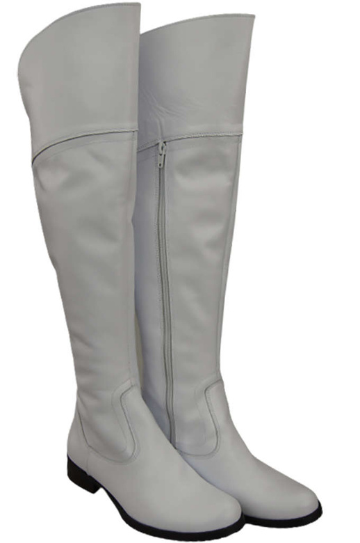 Dámské boty White Musketeers Vysoké nad kolena z přírodní kůže 638 ElitaBut