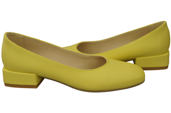 Pohodlná dámská obuv Lemon Flat Leather pumps 204 ElitaBut