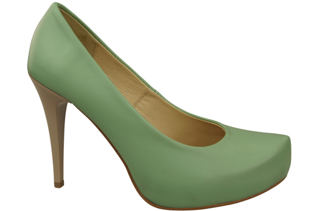 Dámská obuv Mint Leather Stiletto pumps 205 ElitaBut