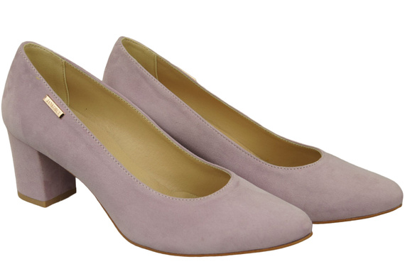 Dámská obuv Bright Lilac Natural Suede Leather 106 ElitaBut