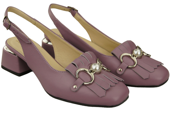 Dámská obuv Lila Sandály zdobené třásněmi Přírodní kůže 208 ElitaBut