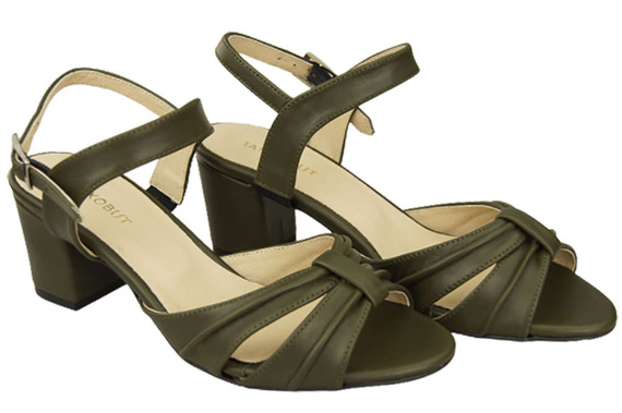 Dámská obuv Olive Leather Sandals 168 ElitaBut