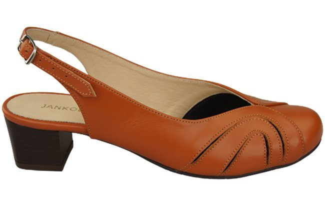 Dámská obuv Sandály z přírodní kůže Červená 842 ElitaBut