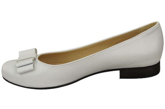 Dámské baletní boty Natural Leather White 702 ElitaBut