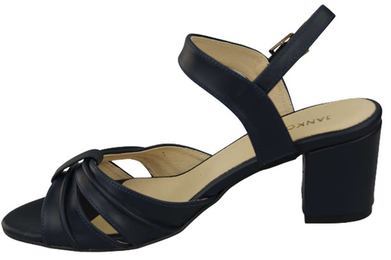 Dámská obuv Navy Blue Sandály Natural Leather 168 ElitaBut