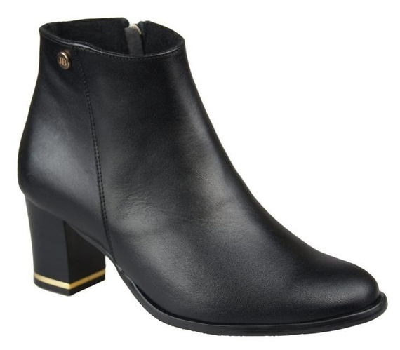 Obuv Dámské kozačky zateplené přírodní kůže Black 879 Z ElitaBut