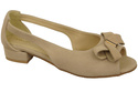 Dámské sandály Beige Natural Suede Leather 994 Z Kombinace stylu a pohodlí ElitaBut