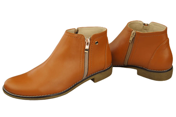 Dámská obuv Dámské zateplené boty z přírodní kůže 872 Z Elitabut