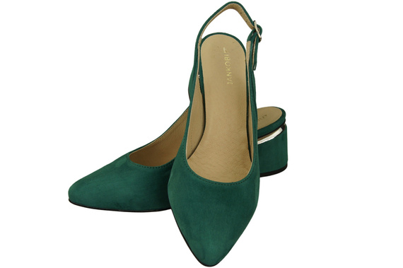 Dámské sandály z přírodní semišové kůže Malachite Elegance a pohodlí 196 From ElitaBut