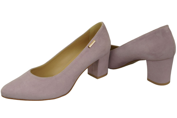 Dámská obuv Bright Lilac Natural Suede Leather 106 ElitaBut
